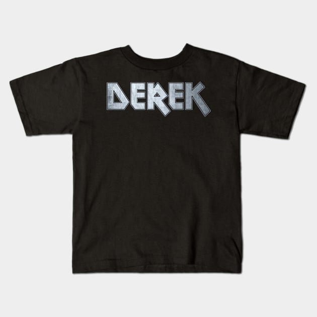 Heavy metal Derek Kids T-Shirt by KubikoBakhar